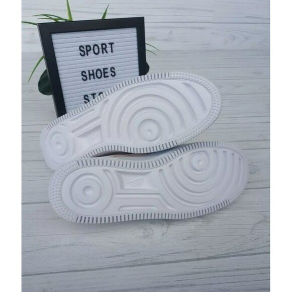 10 WOMEN'S NIKE AIR FORCE SAGE LOW AF1 / AIR FORCE ONE BARELY ROSE AR5339-201 - Picture 10 of 12